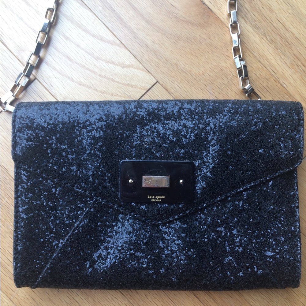 Kate Spade Black Sequin Crossbody Purse